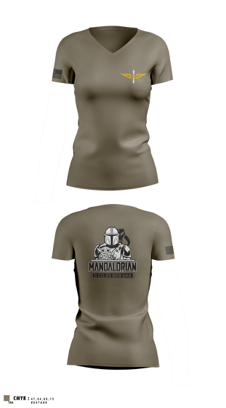 Women's Short Sleeve Vneck Shirt, 23rd BEB UAS, Army, Teamtime, Team time, sublimation, custom sports apparel, team uniforms, spirit wear, spiritwear, sports uniforms, custom shirts, team store, custom team store, fundraiser sports, apparel fundraiser