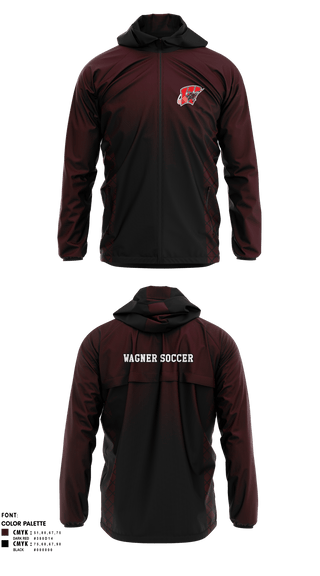 Windbreaker, Wagner Girls Soccer, Women's Soccer, Teamtime, Team time, sublimation, custom sports apparel, team uniforms, spirit wear, spiritwear, sports uniforms, custom shirts, team store, custom team store, fundraiser sports, apparel fundraiser