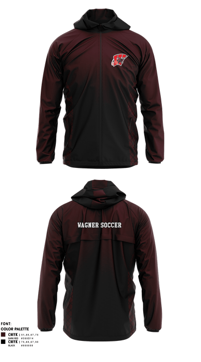 Wagner Girls Soccer 15731478 Windbreaker - 1