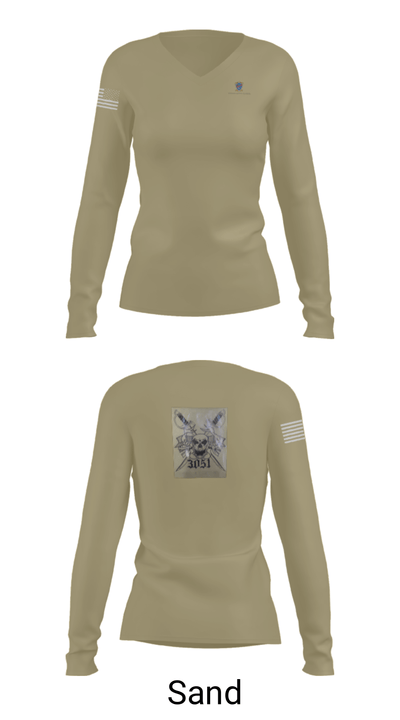 SCMIC MTT 31466720 Women's Long Sleeve V-neck Shirt - 97