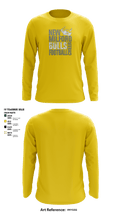 New Milford Bulls Football And Cheerleading 19489077 Long Sleeve Performance Shirt - 8