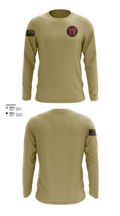 187th Iron Rakkasans 40107465 Long Sleeve Performance Shirt - 103