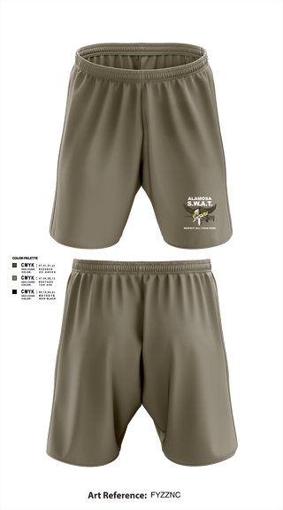 Athletic Shorts With Pockets, Alamosa SWAT Team, Police, Teamtime, Team time, sublimation, custom sports apparel, team uniforms, spirit wear, spiritwear, sports uniforms, custom shirts, team store, custom team store, fundraiser sports, apparel fundraiser