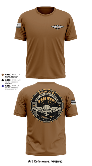 Short Sleeve Performance Shirt, 824th QM CO (CADC-A), Army, Teamtime, Team time, sublimation, custom sports apparel, team uniforms, spirit wear, spiritwear, sports uniforms, custom shirts, team store, custom team store, fundraiser sports, apparel fundraiser