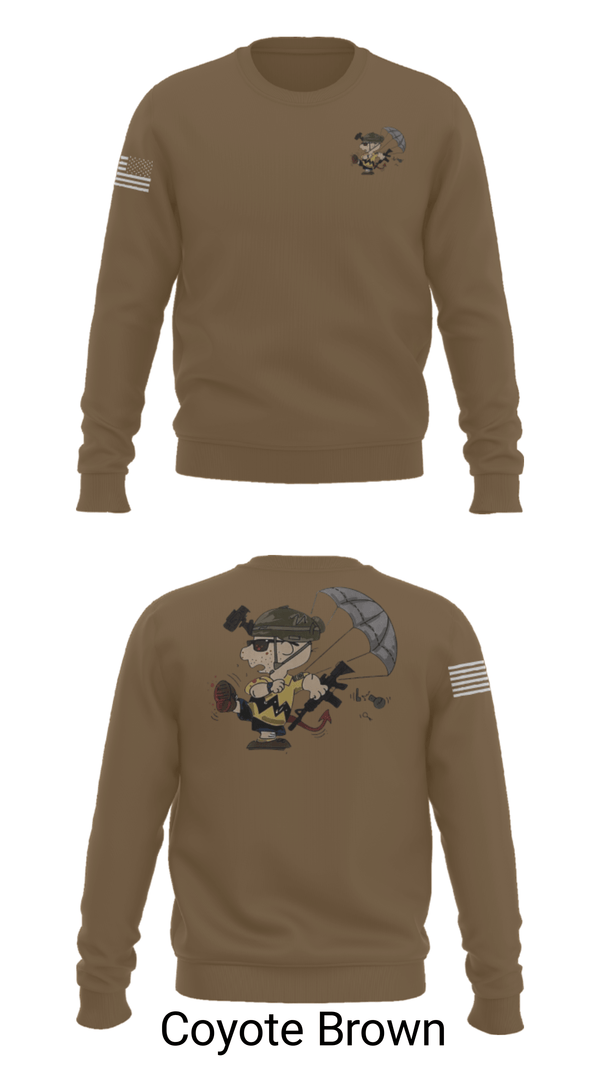 Crew Neck Sweatshirt, 1-508th PIR, Army, Teamtime, Team time, sublimation, custom sports apparel, team uniforms, spirit wear, spiritwear, sports uniforms, custom shirts, team store, custom team store, fundraiser sports, apparel fundraiser