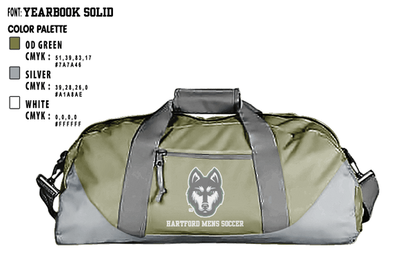 Duffle Bag, Hartford, Men's Soccer, Teamtime, Team time, sublimation, custom sports apparel, team uniforms, spirit wear, spiritwear, sports uniforms, custom shirts, team store, custom team store, fundraiser sports, apparel fundraiser