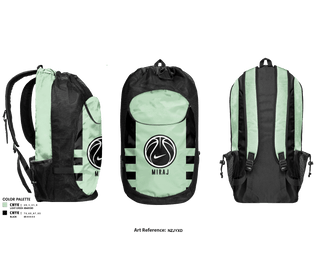 Gear Bag, Miraj, Men's Basketball, Teamtime, Team time, sublimation, custom sports apparel, team uniforms, spirit wear, spiritwear, sports uniforms, custom shirts, team store, custom team store, fundraiser sports, apparel fundraiser