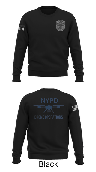 Crew Neck Sweatshirt, NYPD TARU, Police, Teamtime, Team time, sublimation, custom sports apparel, team uniforms, spirit wear, spiritwear, sports uniforms, custom shirts, team store, custom team store, fundraiser sports, apparel fundraiser