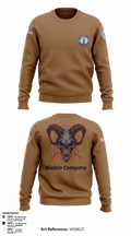 Delta Company 3-144th Infantry 77323460 Crew Neck Sweatshirt - 4
