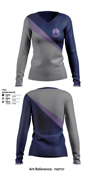 Women's Long Sleeve Vneck Shirt, Midwest Gaming Dads, E-Sports, Teamtime, Team time, sublimation, custom sports apparel, team uniforms, spirit wear, spiritwear, sports uniforms, custom shirts, team store, custom team store, fundraiser sports, apparel fundraiser