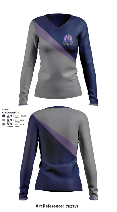 Midwest Gaming Dads 37247413 Women's Long Sleeve V-neck Shirt - 1