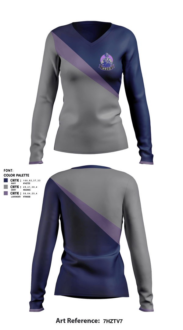 Women's Long Sleeve Vneck Shirt, Midwest Gaming Dads, E-Sports, Teamtime, Team time, sublimation, custom sports apparel, team uniforms, spirit wear, spiritwear, sports uniforms, custom shirts, team store, custom team store, fundraiser sports, apparel fundraiser