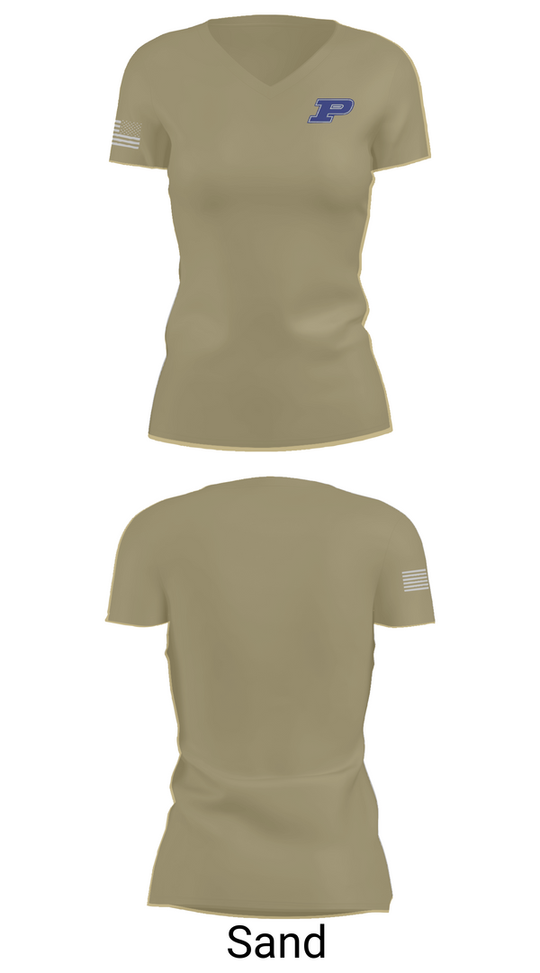 Women's Short Sleeve Vneck Shirt, Pewitt CISD Police, , Teamtime, Team time, sublimation, custom sports apparel, team uniforms, spirit wear, spiritwear, sports uniforms, custom shirts, team store, custom team store, fundraiser sports, apparel fundraiser