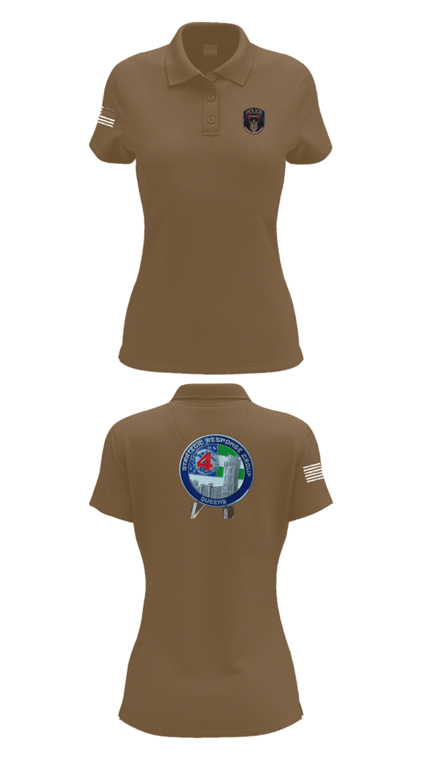Women's Short Sleeve Performance Polo, SRG 4, Police, Teamtime, Team time, sublimation, custom sports apparel, team uniforms, spirit wear, spiritwear, sports uniforms, custom shirts, team store, custom team store, fundraiser sports, apparel fundraiser