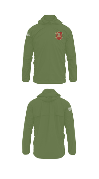Windbreaker, Bravo Battery, 6th Battalion, 10th Field Artillery, , Teamtime, Team time, sublimation, custom sports apparel, team uniforms, spirit wear, spiritwear, sports uniforms, custom shirts, team store, custom team store, fundraiser sports, apparel fundraiser