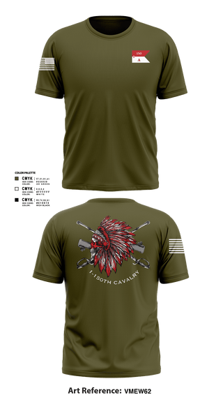 Short Sleeve Performance Shirt, Apache Troop 1-150th, Army, Teamtime, Team time, sublimation, custom sports apparel, team uniforms, spirit wear, spiritwear, sports uniforms, custom shirts, team store, custom team store, fundraiser sports, apparel fundraiser