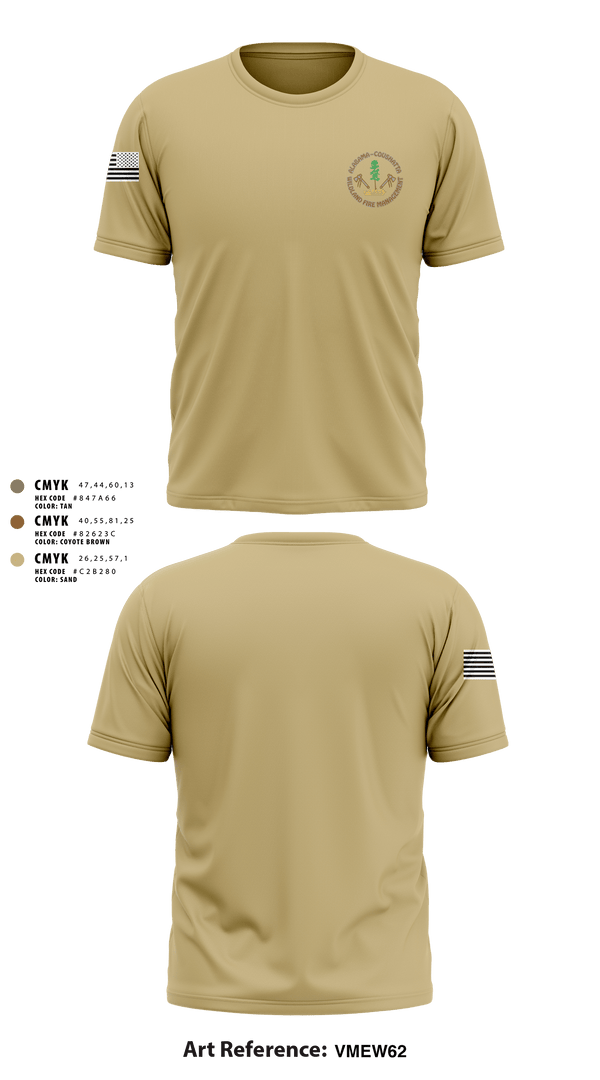 Short Sleeve Performance Shirt, Alabama-Coushatta Wildland Fire Management, Fire Department, Teamtime, Team time, sublimation, custom sports apparel, team uniforms, spirit wear, spiritwear, sports uniforms, custom shirts, team store, custom team store, fundraiser sports, apparel fundraiser