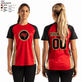 McIntosh County Academy Volleyball 47891415 Women's Short Sleeve V-neck Shirt - 3