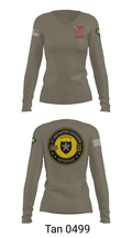 1st Battalion 15th Field Artillery 40296639 Women's Long Sleeve V-neck Shirt - 77