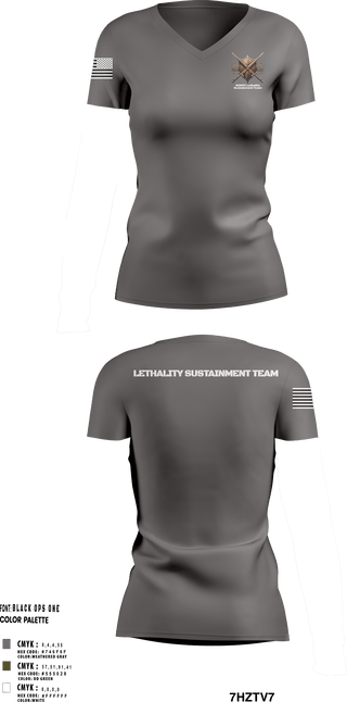 Women's Short Sleeve Vneck Shirt, National Guard Marksmanship Training Center, National Guard, Teamtime, Team time, sublimation, custom sports apparel, team uniforms, spirit wear, spiritwear, sports uniforms, custom shirts, team store, custom team store, fundraiser sports, apparel fundraiser