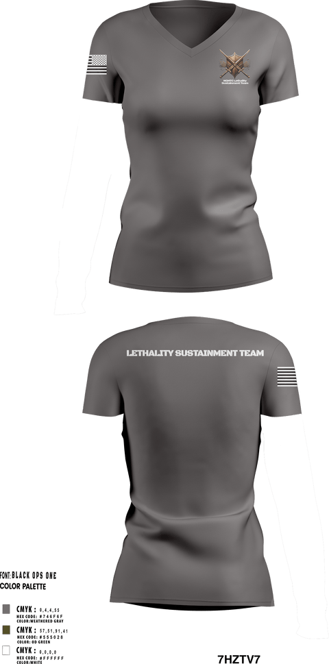 Women's Short Sleeve Vneck Shirt, National Guard Marksmanship Training Center, National Guard, Teamtime, Team time, sublimation, custom sports apparel, team uniforms, spirit wear, spiritwear, sports uniforms, custom shirts, team store, custom team store, fundraiser sports, apparel fundraiser
