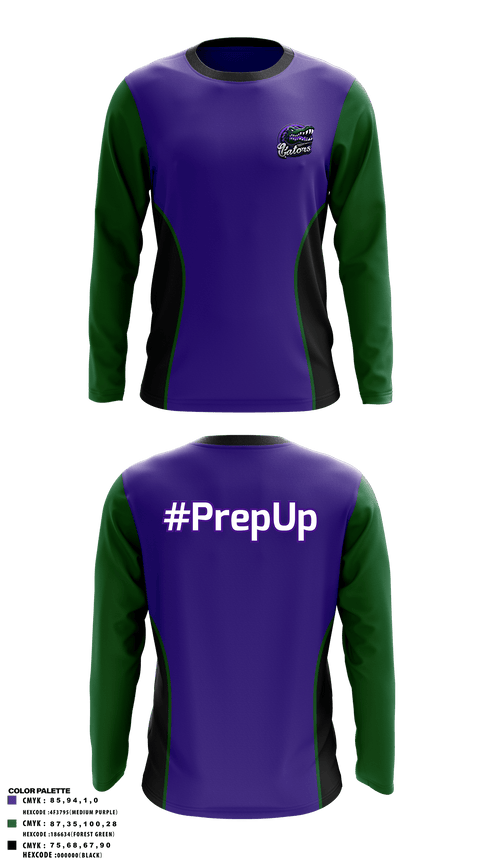 Long Sleeve Performance Polo, Gator Prep, Football, Teamtime, Team time, sublimation, custom sports apparel, team uniforms, spirit wear, spiritwear, sports uniforms, custom shirts, team store, custom team store, fundraiser sports, apparel fundraiser