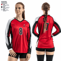 Rose Hill High School Volleyball 25541825 Women's Long Sleeve V-neck Shirt - 2