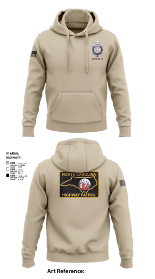 Hoodie, District E5, Police, Teamtime, Team time, sublimation, custom sports apparel, team uniforms, spirit wear, spiritwear, sports uniforms, custom shirts, team store, custom team store, fundraiser sports, apparel fundraiser