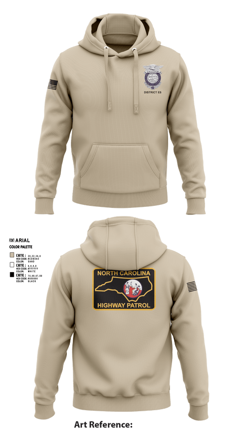 Hoodie, District E5, Police, Teamtime, Team time, sublimation, custom sports apparel, team uniforms, spirit wear, spiritwear, sports uniforms, custom shirts, team store, custom team store, fundraiser sports, apparel fundraiser
