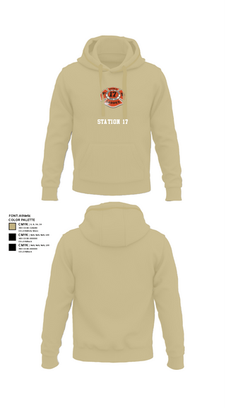 Hoodie, Station 17, Fire Department, Teamtime, Team time, sublimation, custom sports apparel, team uniforms, spirit wear, spiritwear, sports uniforms, custom shirts, team store, custom team store, fundraiser sports, apparel fundraiser