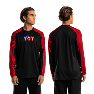Long Sleeve Performance Shirt, U.S Taekwondo Academy, Men's Soccer, Teamtime, Team time, sublimation, custom sports apparel, team uniforms, spirit wear, spiritwear, sports uniforms, custom shirts, team store, custom team store, fundraiser sports, apparel fundraiser