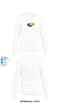 California High School Volleyball 15449985 Women's Long Sleeve V-neck Shirt - 15