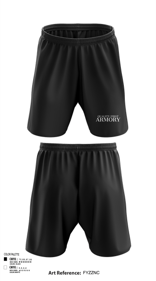Athletic Shorts With Pockets, QUALITY FIRST ARMORY, , Teamtime, Team time, sublimation, custom sports apparel, team uniforms, spirit wear, spiritwear, sports uniforms, custom shirts, team store, custom team store, fundraiser sports, apparel fundraiser