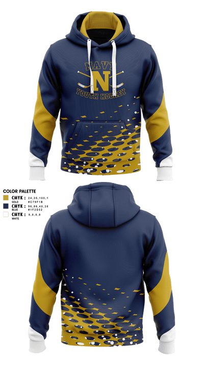 Navy Youth Hockey 90157811 Hoodie - 1