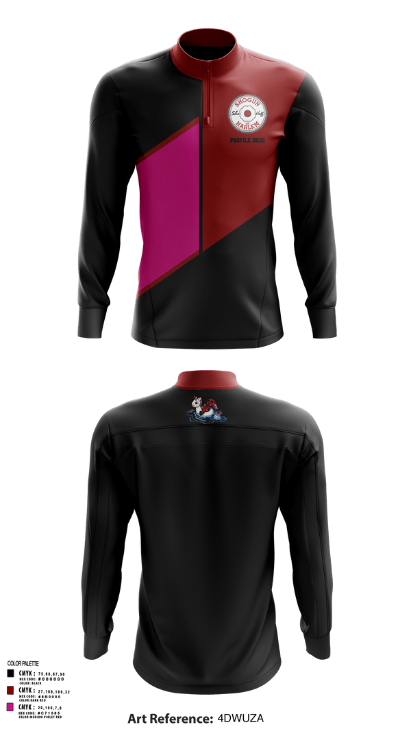 Quarter Zip Jacket, Profile Bros, , Teamtime, Team time, sublimation, custom sports apparel, team uniforms, spirit wear, spiritwear, sports uniforms, custom shirts, team store, custom team store, fundraiser sports, apparel fundraiser