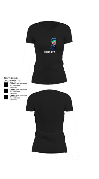 Women's Short Sleeve Vneck Shirt, SMW 777, Air Force, Teamtime, Team time, sublimation, custom sports apparel, team uniforms, spirit wear, spiritwear, sports uniforms, custom shirts, team store, custom team store, fundraiser sports, apparel fundraiser