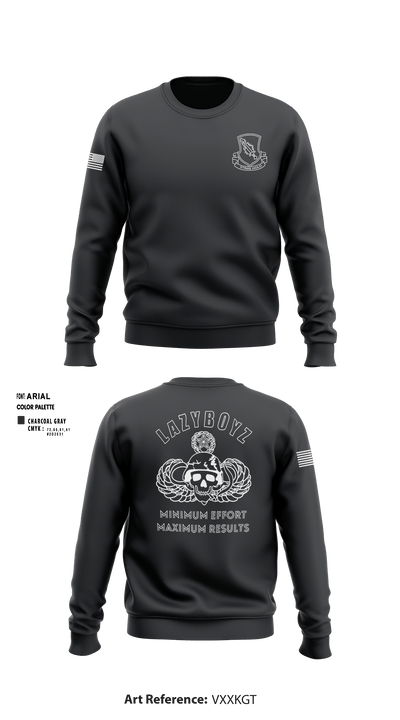 LAZY HELLDIVER 74477476 Crew Neck Sweatshirt - 9