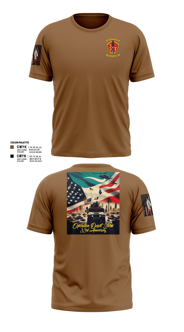 Short Sleeve Performance Shirt, 3/7 India Co. Wpns Plt, Marines, Teamtime, Team time, sublimation, custom sports apparel, team uniforms, spirit wear, spiritwear, sports uniforms, custom shirts, team store, custom team store, fundraiser sports, apparel fundraiser
