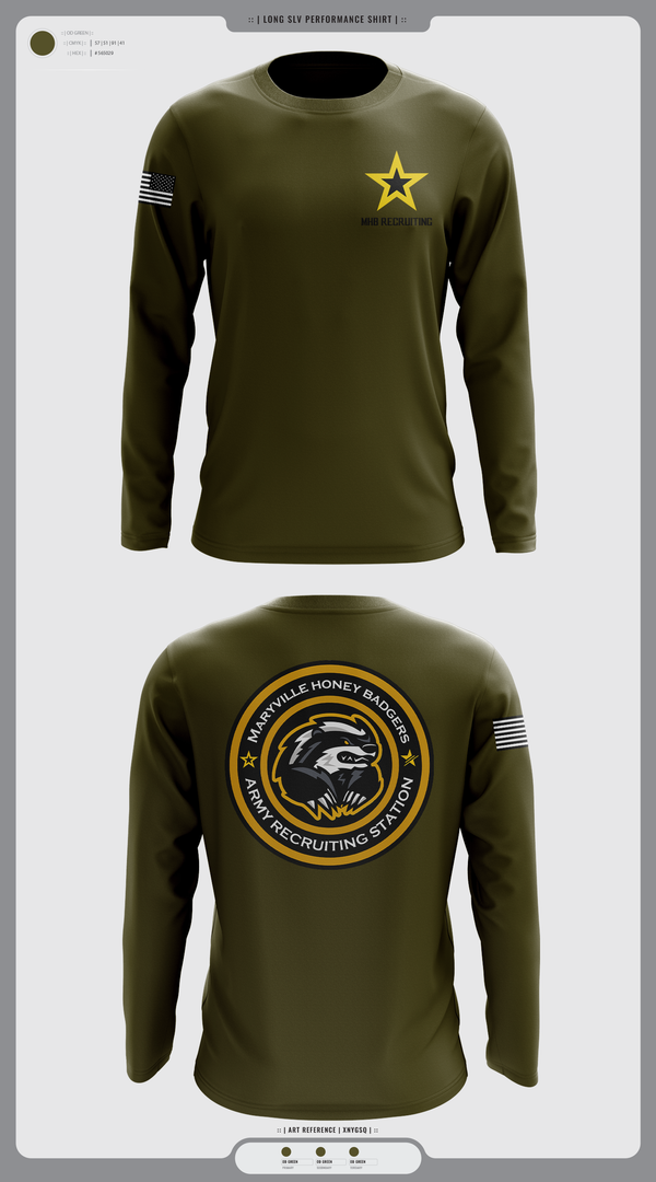 Long Sleeve Performance Shirt, MHB Recruiting, , Teamtime, Team time, sublimation, custom sports apparel, team uniforms, spirit wear, spiritwear, sports uniforms, custom shirts, team store, custom team store, fundraiser sports, apparel fundraiser
