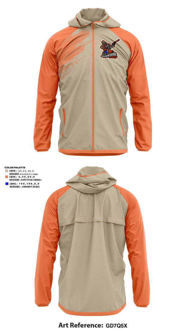 Windbreaker, Moonshine Mafia, Softball, Teamtime, Team time, sublimation, custom sports apparel, team uniforms, spirit wear, spiritwear, sports uniforms, custom shirts, team store, custom team store, fundraiser sports, apparel fundraiser