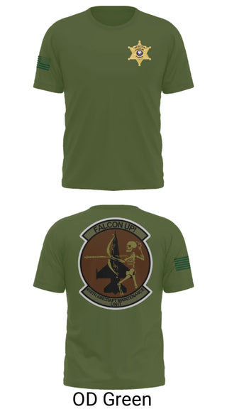 Evangeline Parish Sheriffs Office Criminal Investigations 6787073 Short Sleeve Performance Shirt - 11