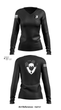 Operations Division Midtown: Community Response Team 21010699 Women's Long Sleeve V-neck Shirt - 2