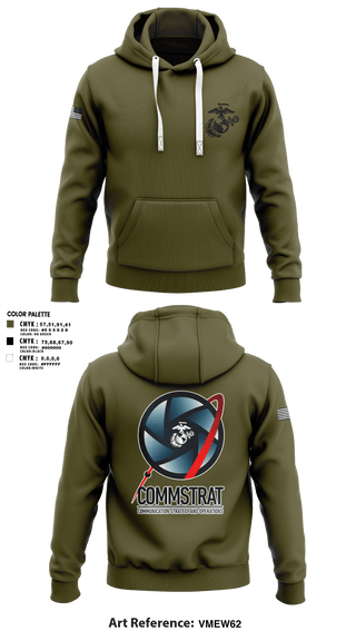 Hoodie, MCRDPI COMMSTRAT, Marines, Teamtime, Team time, sublimation, custom sports apparel, team uniforms, spirit wear, spiritwear, sports uniforms, custom shirts, team store, custom team store, fundraiser sports, apparel fundraiser