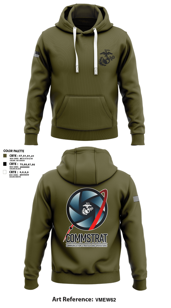 Hoodie, MCRDPI COMMSTRAT, Marines, Teamtime, Team time, sublimation, custom sports apparel, team uniforms, spirit wear, spiritwear, sports uniforms, custom shirts, team store, custom team store, fundraiser sports, apparel fundraiser