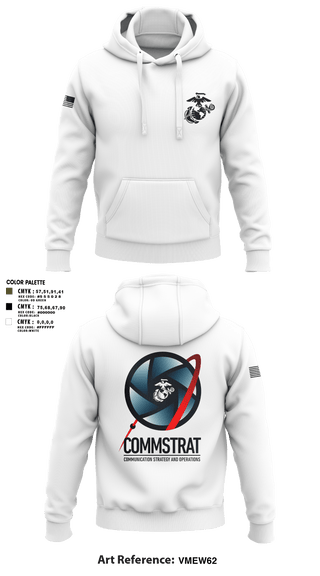 Hoodie, MCRDPI COMMSTRAT, Marines, Teamtime, Team time, sublimation, custom sports apparel, team uniforms, spirit wear, spiritwear, sports uniforms, custom shirts, team store, custom team store, fundraiser sports, apparel fundraiser