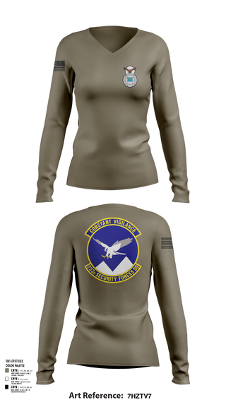 Women's Long Sleeve Vneck Shirt, 233 SFS, , Teamtime, Team time, sublimation, custom sports apparel, team uniforms, spirit wear, spiritwear, sports uniforms, custom shirts, team store, custom team store, fundraiser sports, apparel fundraiser