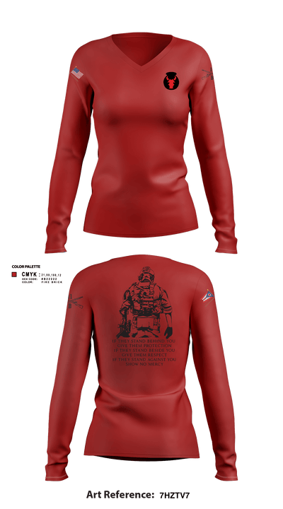 Chosen 93553712 Women's Long Sleeve V-neck Shirt - 101