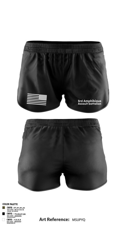 Ranger Panties, 3rd Amphibious Assault battalion, Marines, Teamtime, Team time, sublimation, custom sports apparel, team uniforms, spirit wear, spiritwear, sports uniforms, custom shirts, team store, custom team store, fundraiser sports, apparel fundraiser