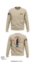 217th MP CO 3rd platoon Iraq 09-10 88609784 Crew Neck Sweatshirt - 103