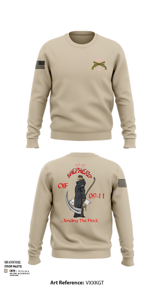 Crew Neck Sweatshirt, , Army, Teamtime, Team time, sublimation, custom sports apparel, team uniforms, spirit wear, spiritwear, sports uniforms, custom shirts, team store, custom team store, fundraiser sports, apparel fundraiser